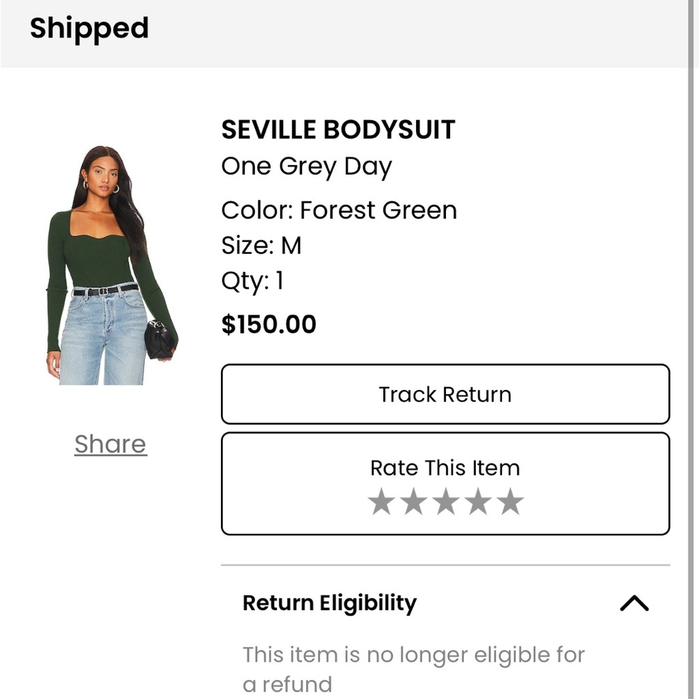 Seville Bodysuit - One Grey Day - Picture 2 of 5